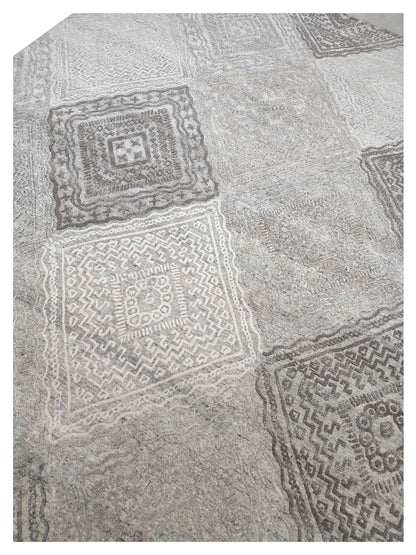 Artisan Mary Beige Contemporary Knotted Rug - Rugs - Artisan - Atlanta Designer Rugs