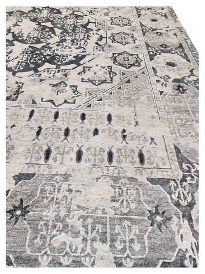 Artisan Mary  Ivory  Contemporary Knotted Rug