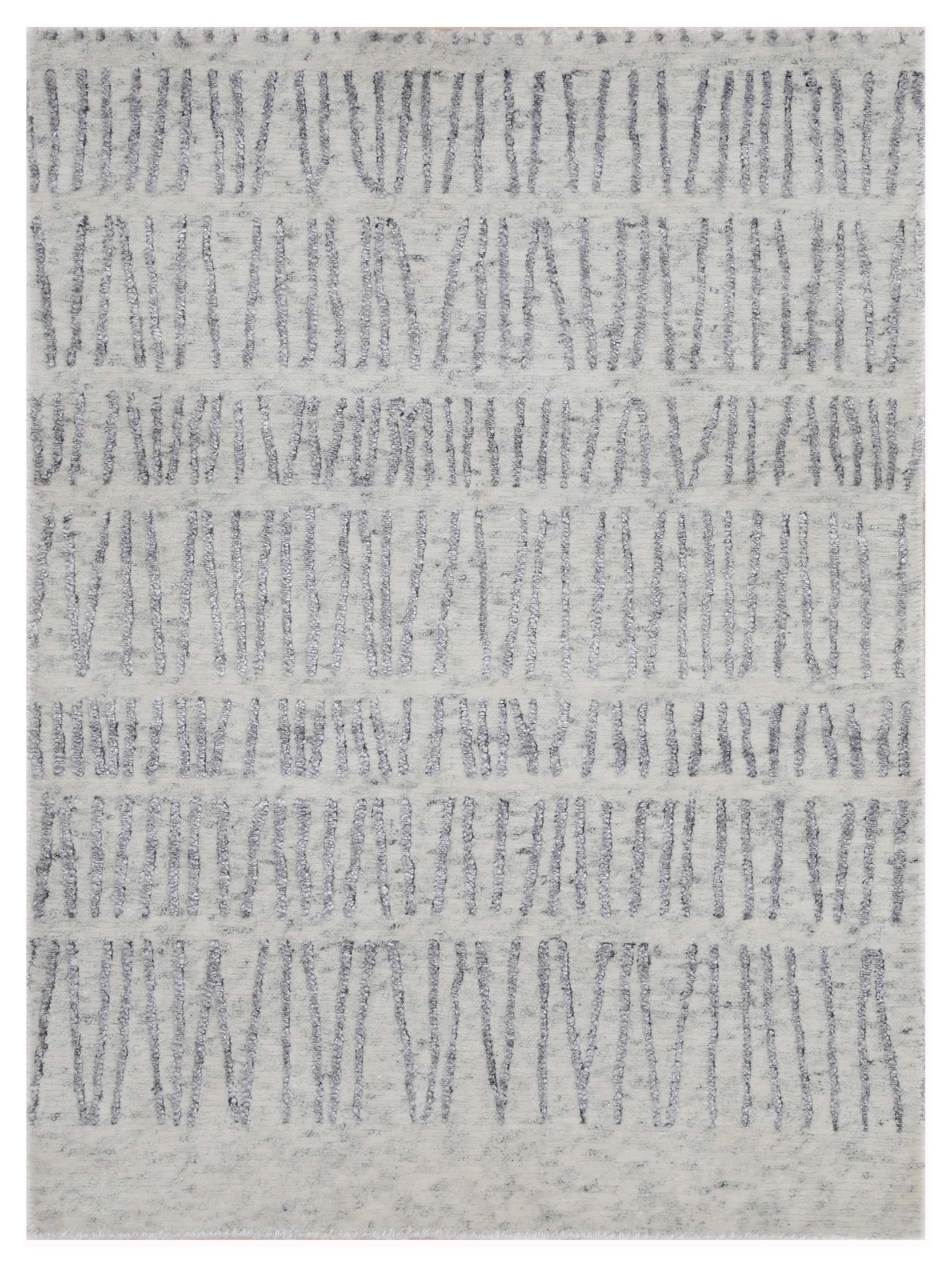Artisan Mary MN-317 Ivory Contemporary Knotted Rug
