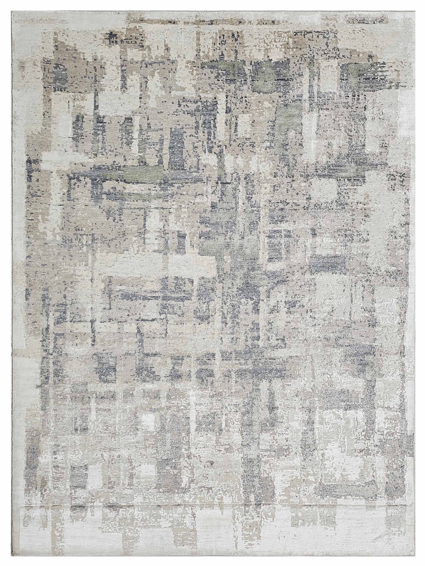 Artisan Mary MN-334 Ivory Contemporary Knotted Rug