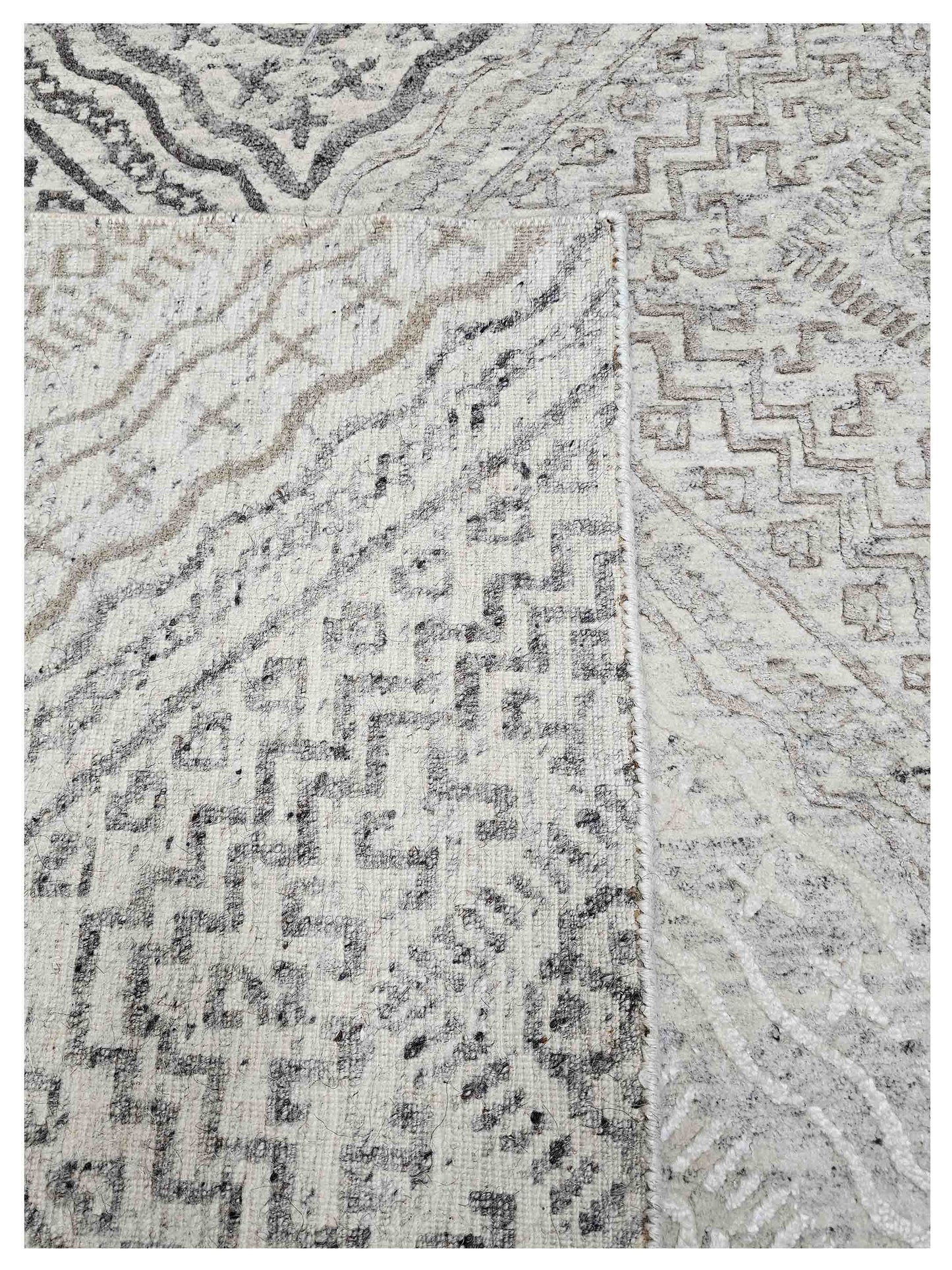 Artisan Mary Beige Contemporary Knotted Rug - Rugs - Artisan - Atlanta Designer Rugs