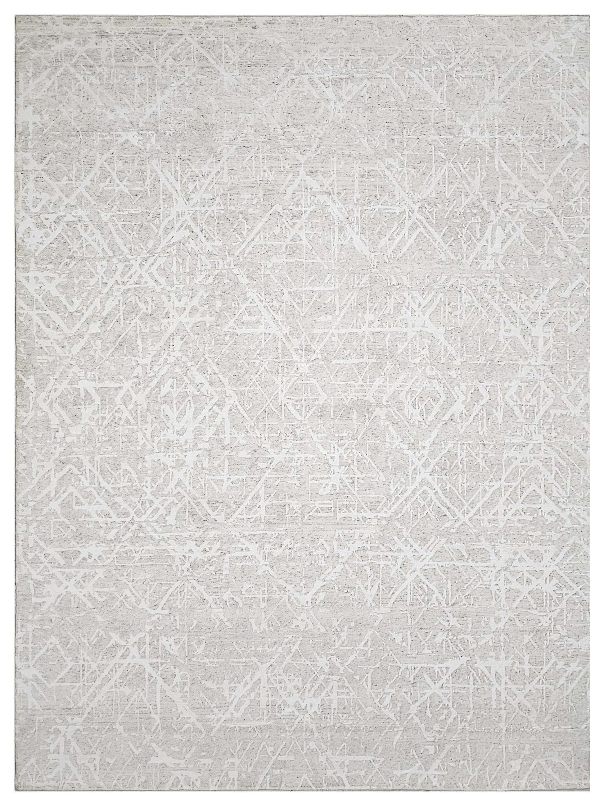 Artisan Mary MN-349 Heather Grey Contemporary Knotted Rug