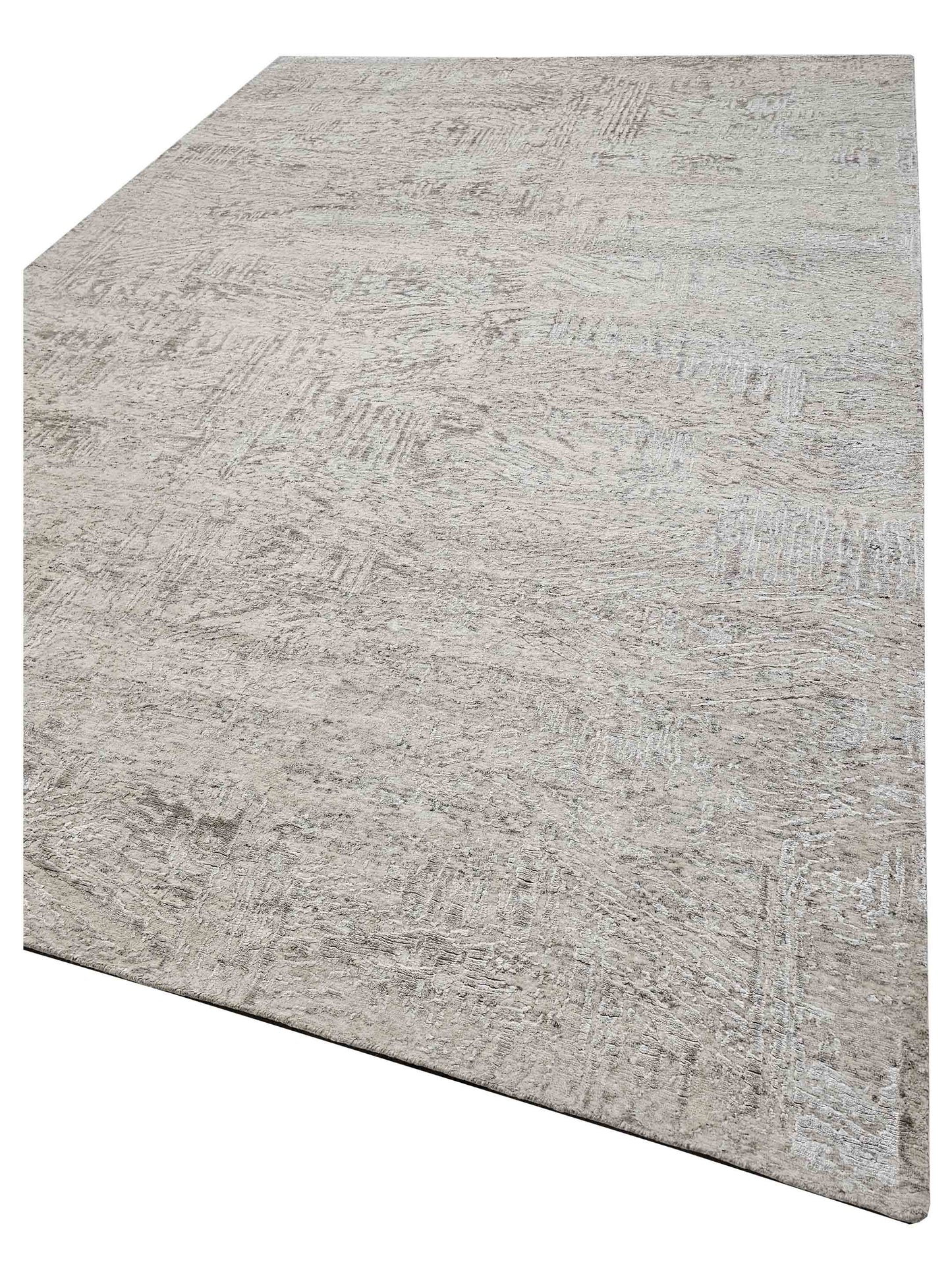 Artisan Mary Beige Contemporary Knotted Rug