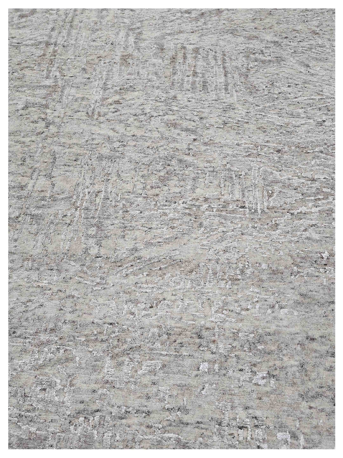 Artisan Mary Beige Contemporary Knotted Rug
