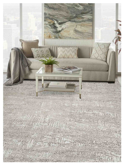Artisan Mary Beige Contemporary Knotted Rug