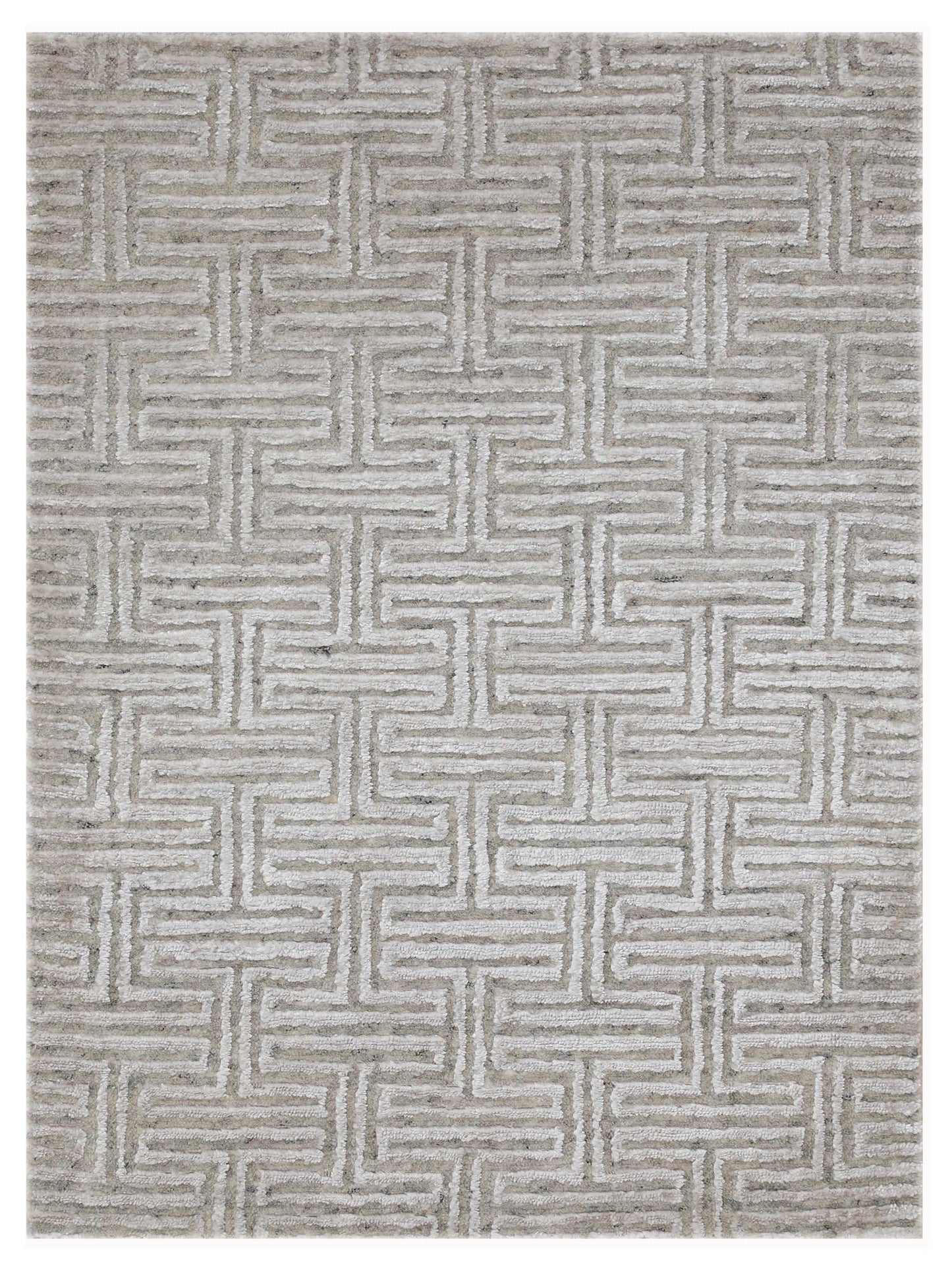 Artisan Mary MN-367 Beige Contemporary Knotted Rug