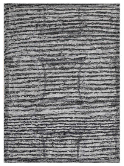 Artisan Mary Grey Contemporary Knotted Rug - Rugs - Artisan - Atlanta Designer Rugs