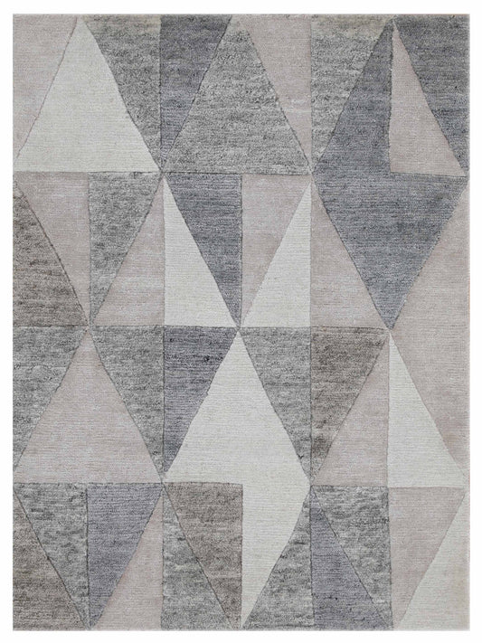 Artisan Mary Natural Contemporary Knotted Rug - Rugs - Artisan - Atlanta Designer Rugs