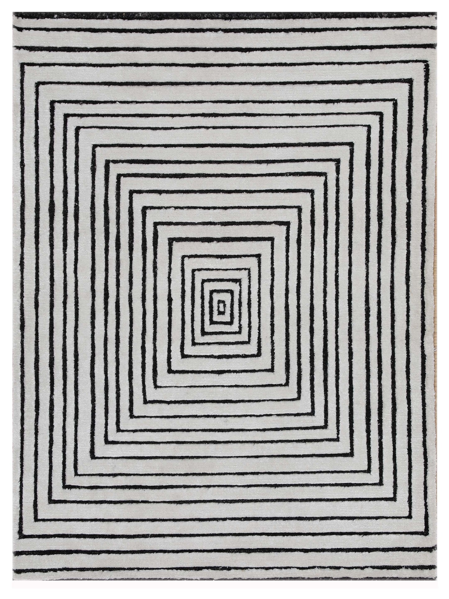 Artisan Mary MN-395 Ivory Contemporary Knotted Rug