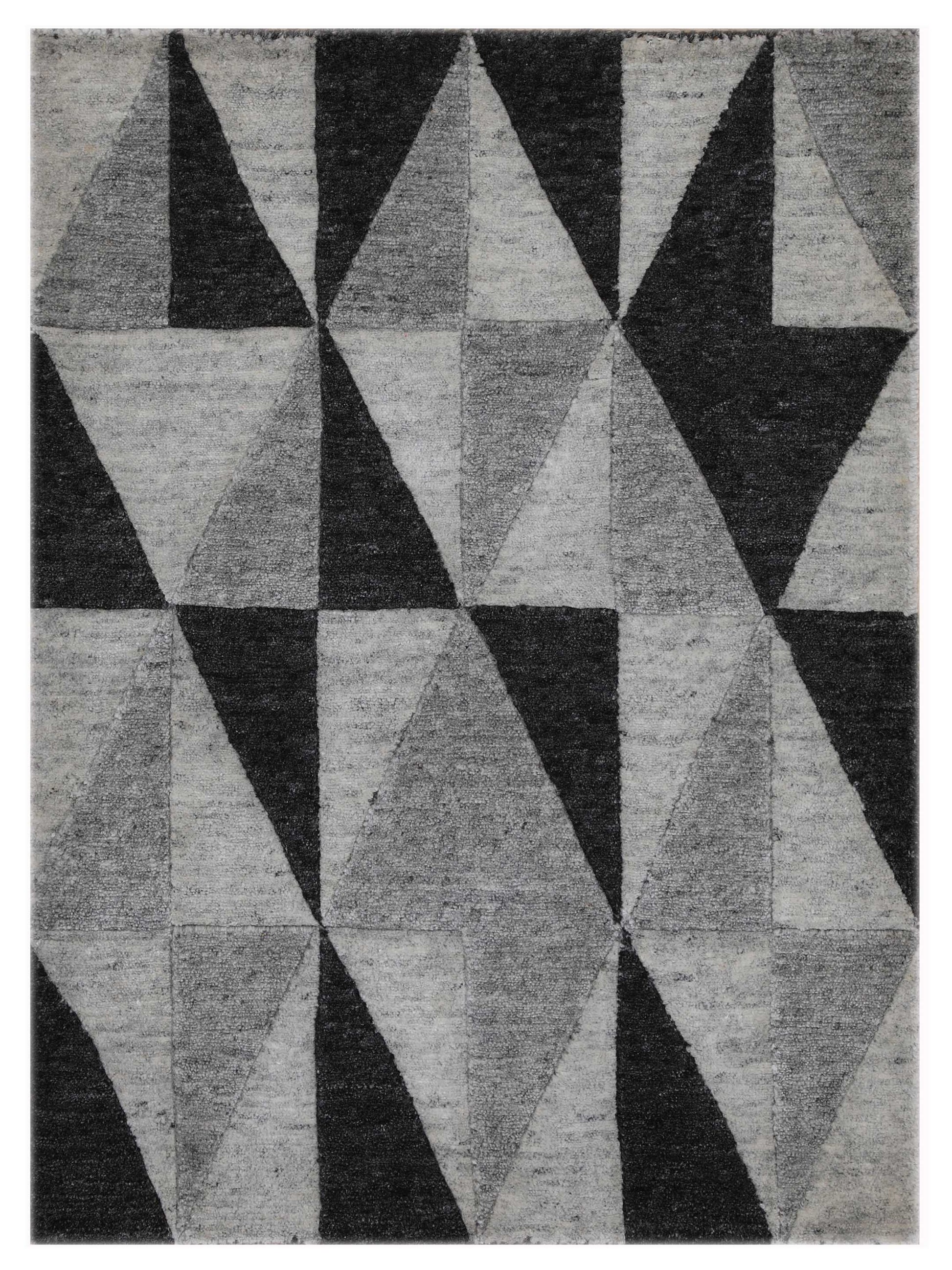 Artisan Mary MN-398 Grey Contemporary Knotted Rug