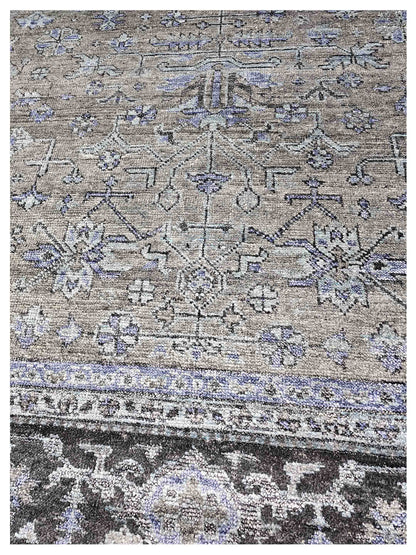 Artisan Nova  Indigo Grey Transitional Knotted Rug
