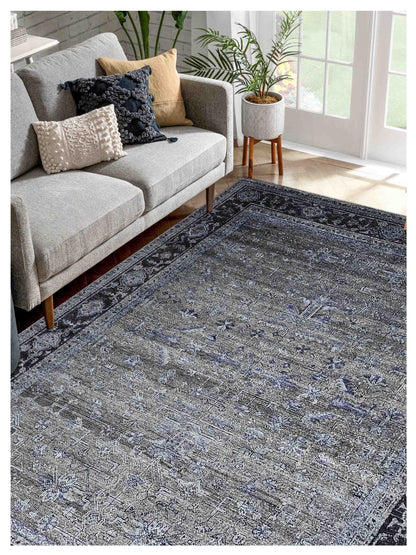 Artisan Nova  Indigo Grey Transitional Knotted Rug