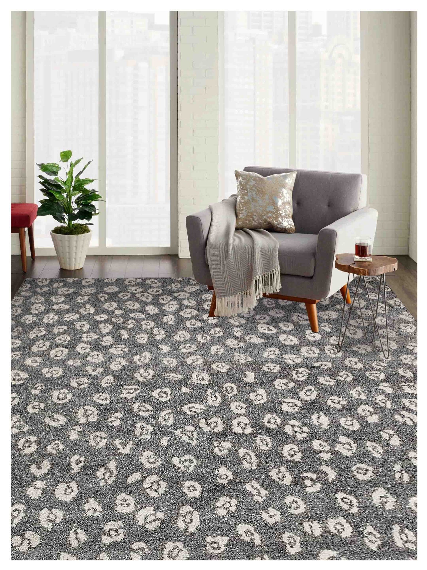 Artisan Marion  Fog  Transitional Knotted Rug