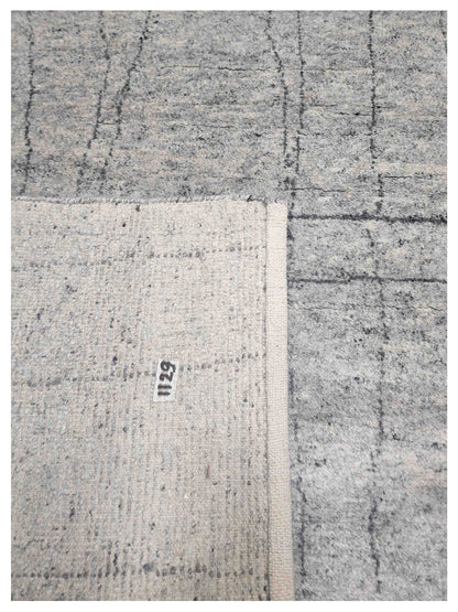 Artisan Marion  Silver Silver Transitional Knotted Rug