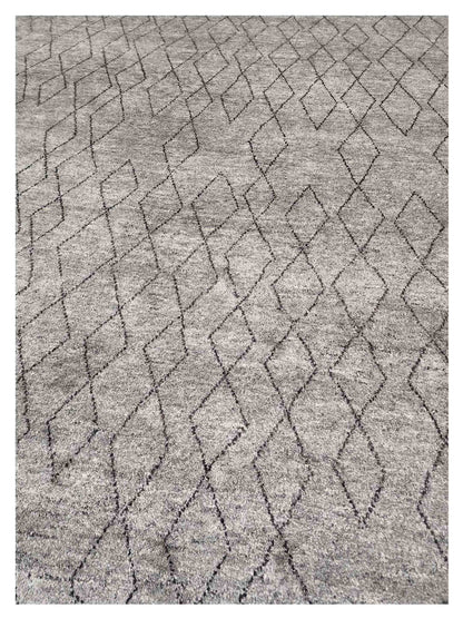 Artisan Marion Grey Transitional Knotted Rug - Rugs - Artisan - Atlanta Designer Rugs