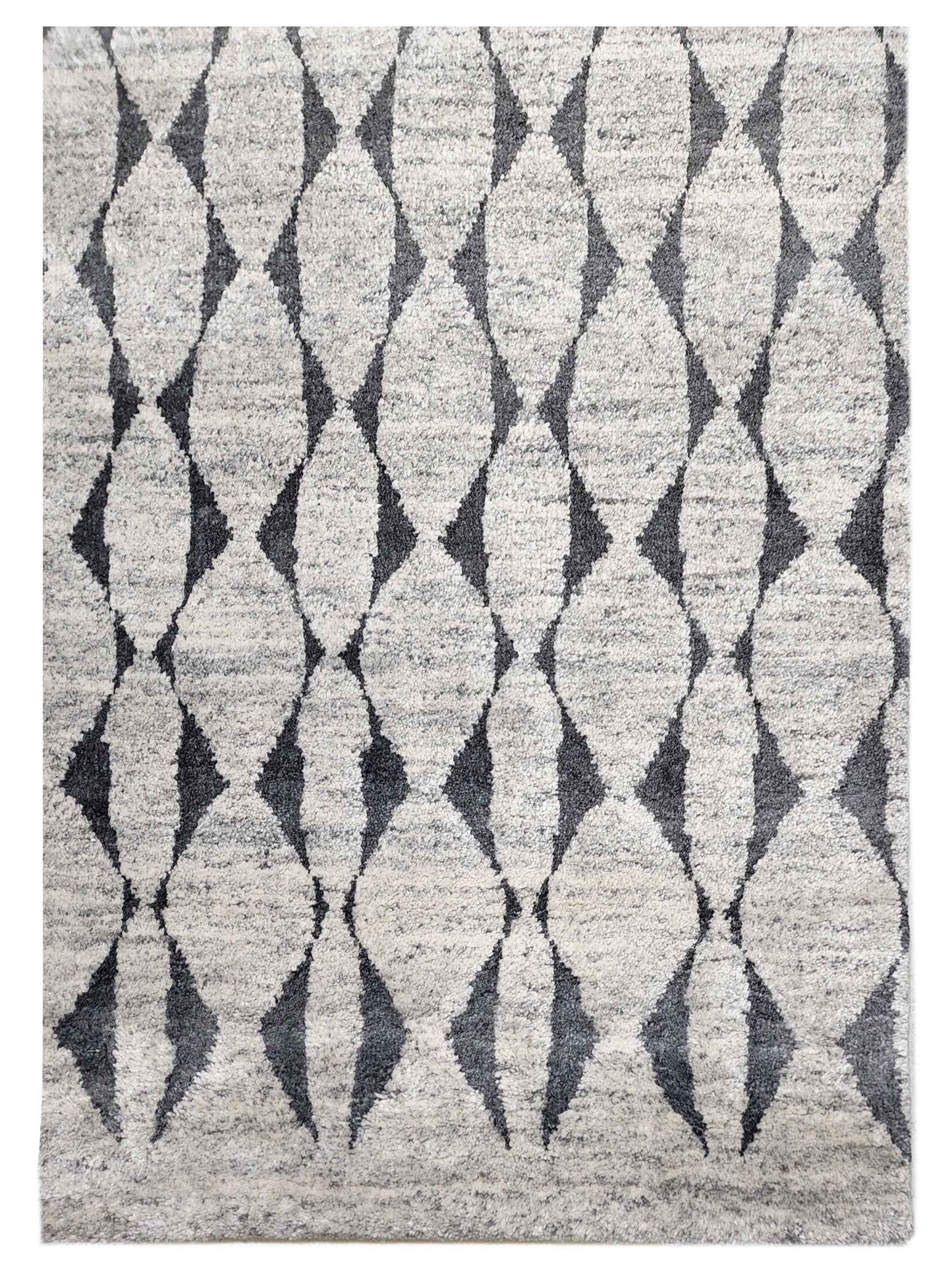 Artisan Marion  Lt.Grey Silver Transitional Knotted Rug