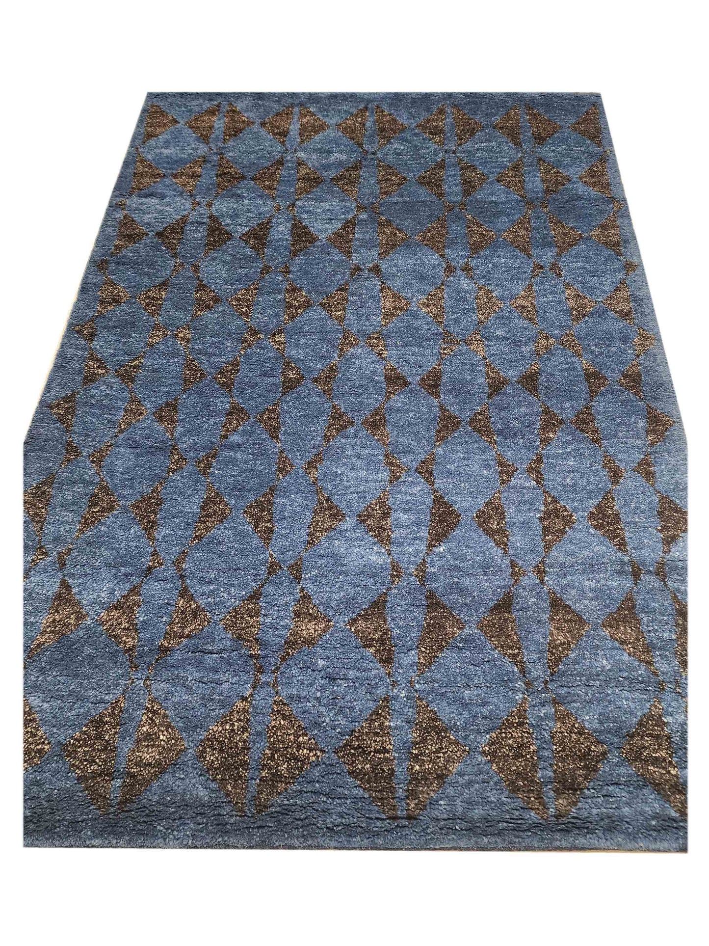 Artisan Marion  Navy  Transitional Knotted Rug