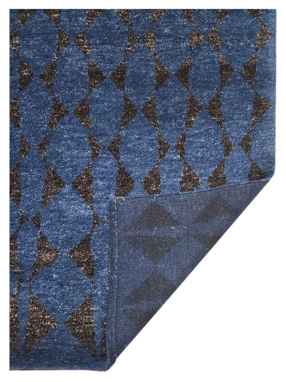 Artisan Marion  Navy  Transitional Knotted Rug