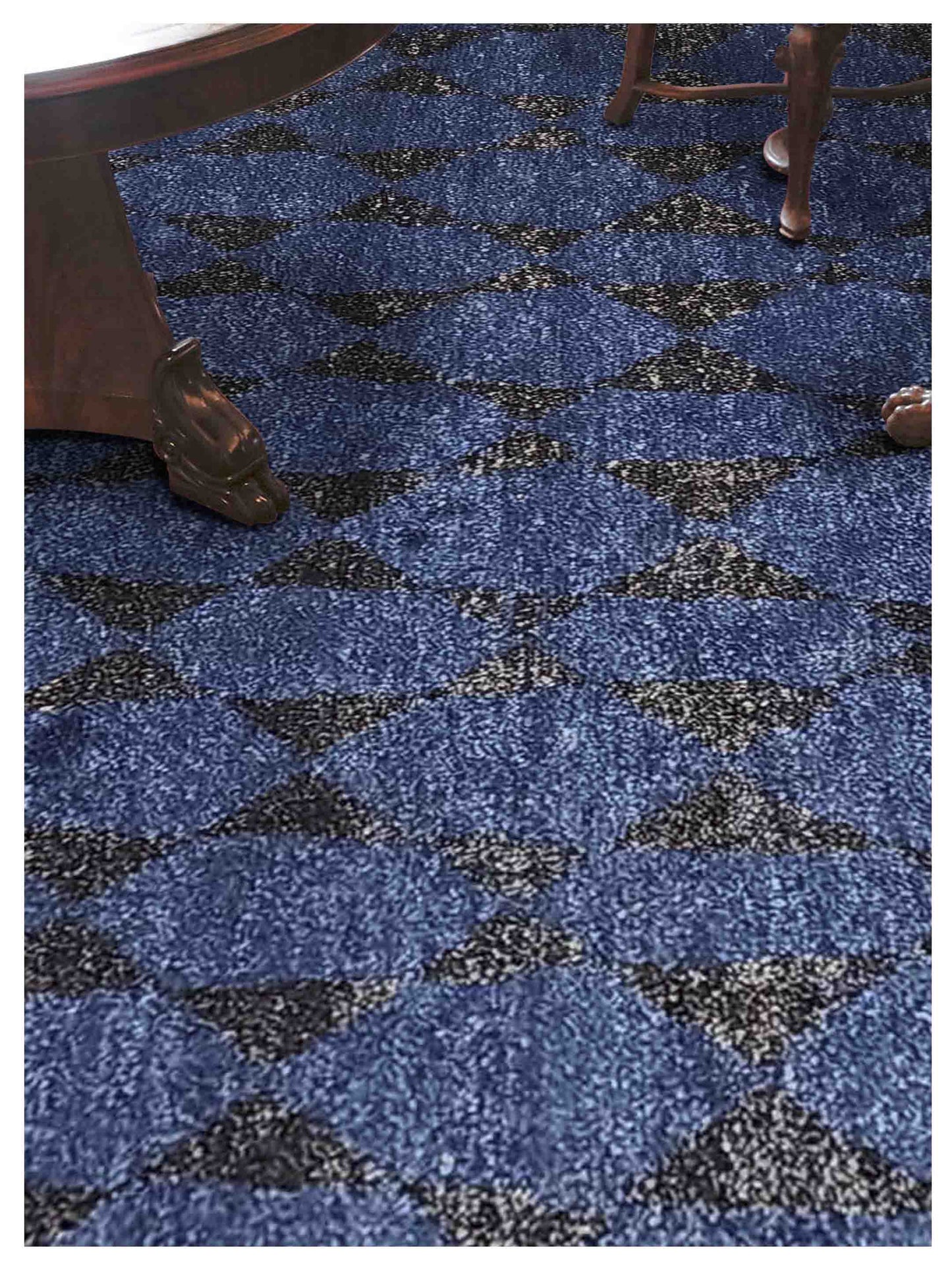 Artisan Marion  Navy  Transitional Knotted Rug