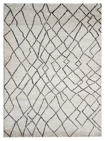 Artisan Marion Ivory Black Transitional Knotted Rug - Rugs - Artisan - Atlanta Designer Rugs
