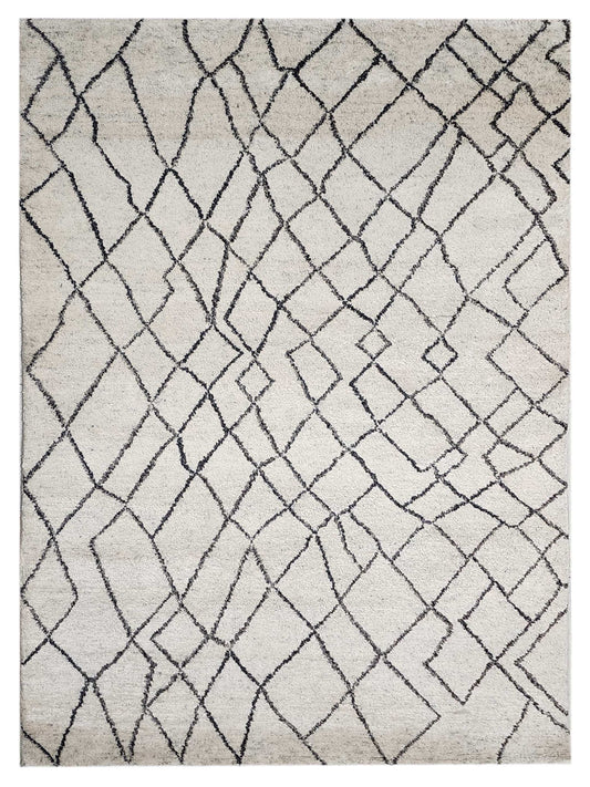 Artisan Marion Ivory Black Transitional Knotted Rug - Rugs - Artisan - Atlanta Designer Rugs