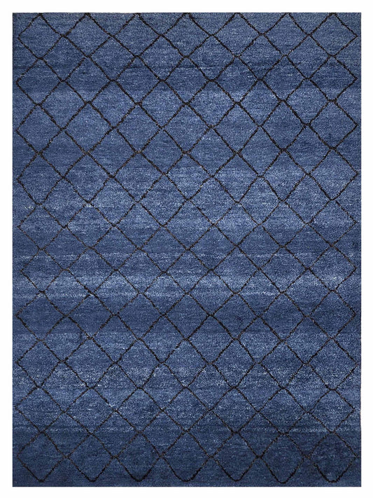 Artisan Marion Navy Transitional Knotted Rug - Rugs - Artisan - Atlanta Designer Rugs