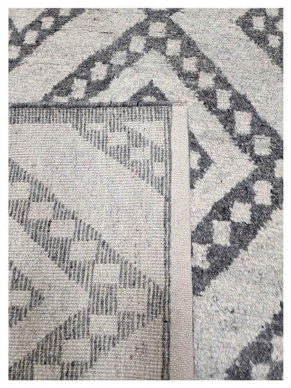 Artisan Marion Grey Black Transitional Knotted Rug - Rugs - Artisan - Atlanta Designer Rugs