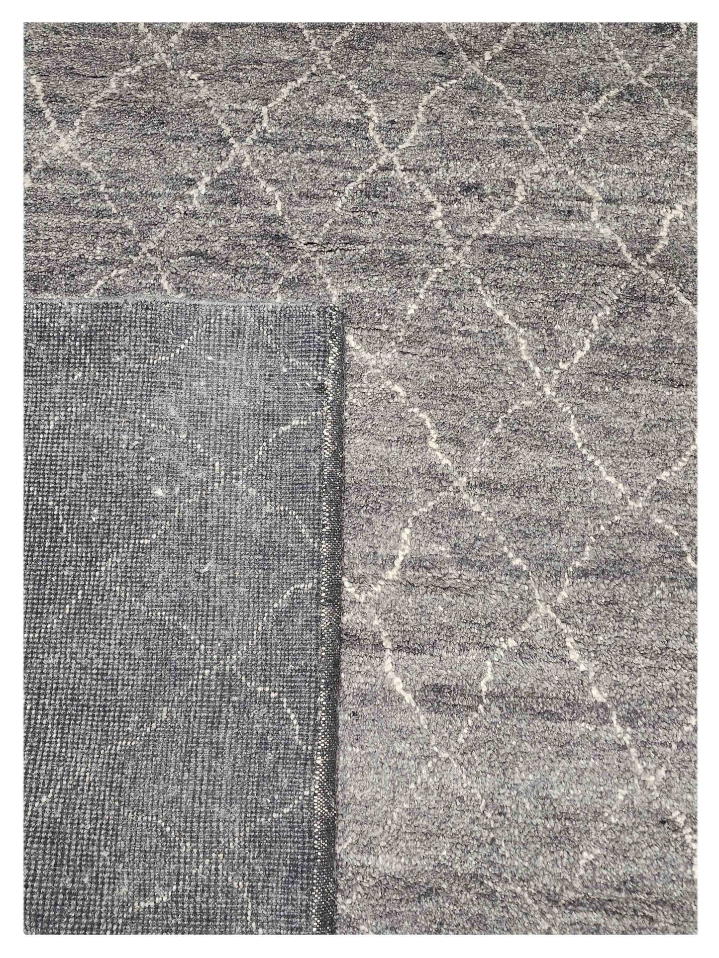 Artisan Marion  Charcoal  Transitional Knotted Rug