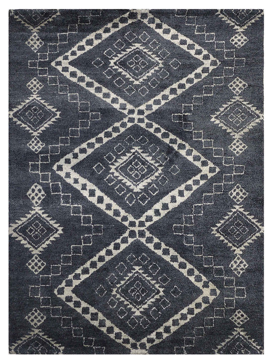 Artisan Marion MO-242 Charcoal Transitional Knotted Rug