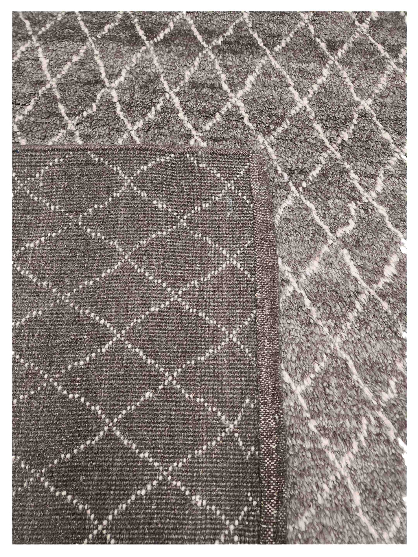 Artisan Marion  Chocolate Ivory Transitional Knotted Rug