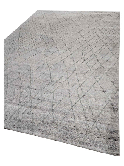 Artisan Marion  Silver  Transitional Knotted Rug