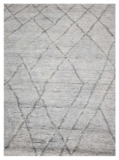 Artisan Marion  Silver  Transitional Knotted Rug