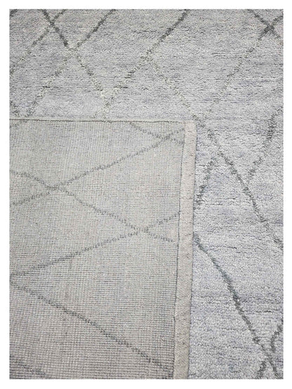 Artisan Marion  Silver  Transitional Knotted Rug