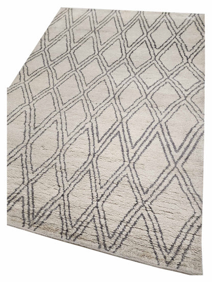 Artisan Marion  Silver  Transitional Knotted Rug