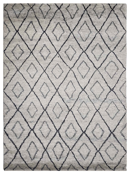 Artisan Marion MO-9665 Ivory Transitional Knotted Rug