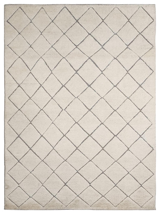Artisan Marion MO-9667-A Ivory Transitional Knotted Rug