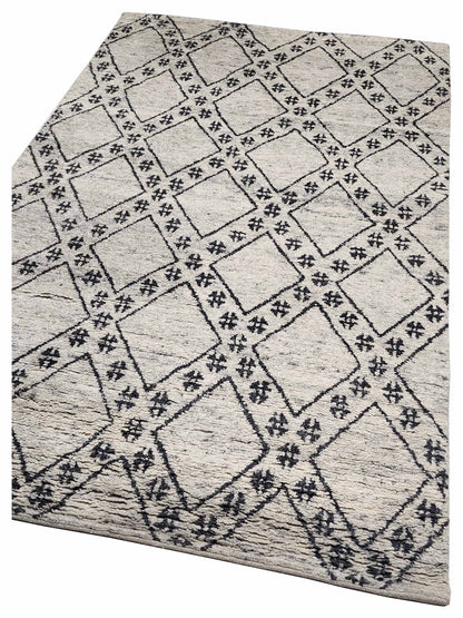 Artisan Marion  Silver  Transitional Knotted Rug