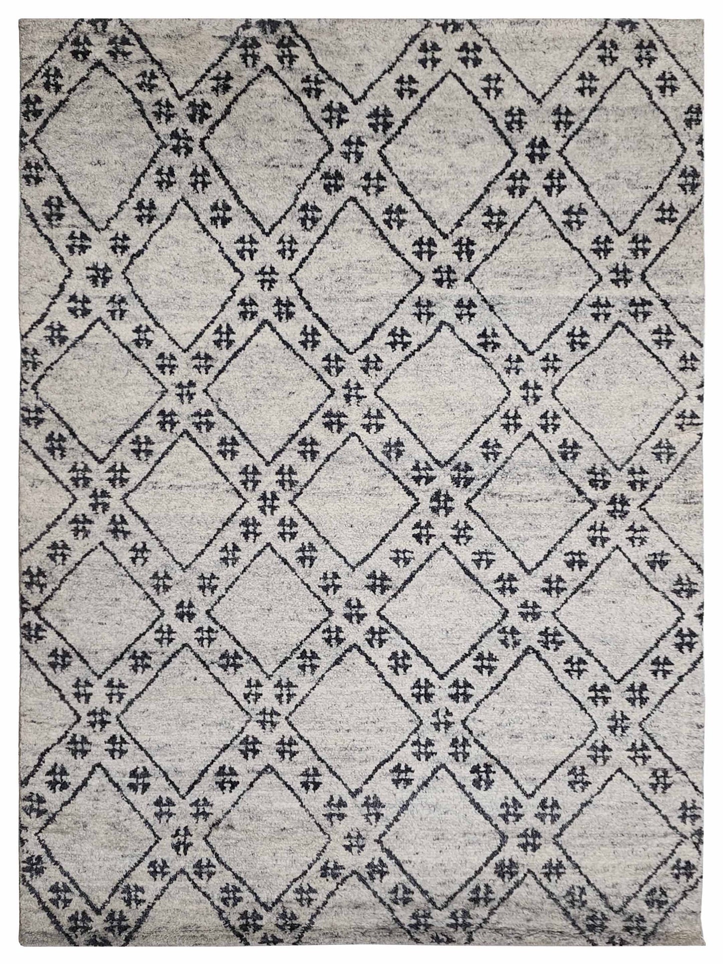 Artisan Marion MO-9671 Silver Transitional Knotted Rug