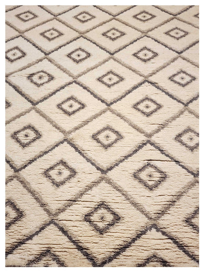 Artisan Marion Ivory Beige Transitional Knotted Rug - Rugs - Artisan - Atlanta Designer Rugs