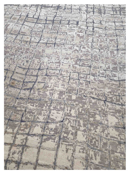 Artisan Bloom  Beige Multi Transitional Knotted Rug