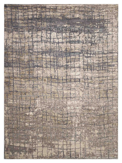 Artisan Bloom MOD-671 Beige Transitional Knotted Rug