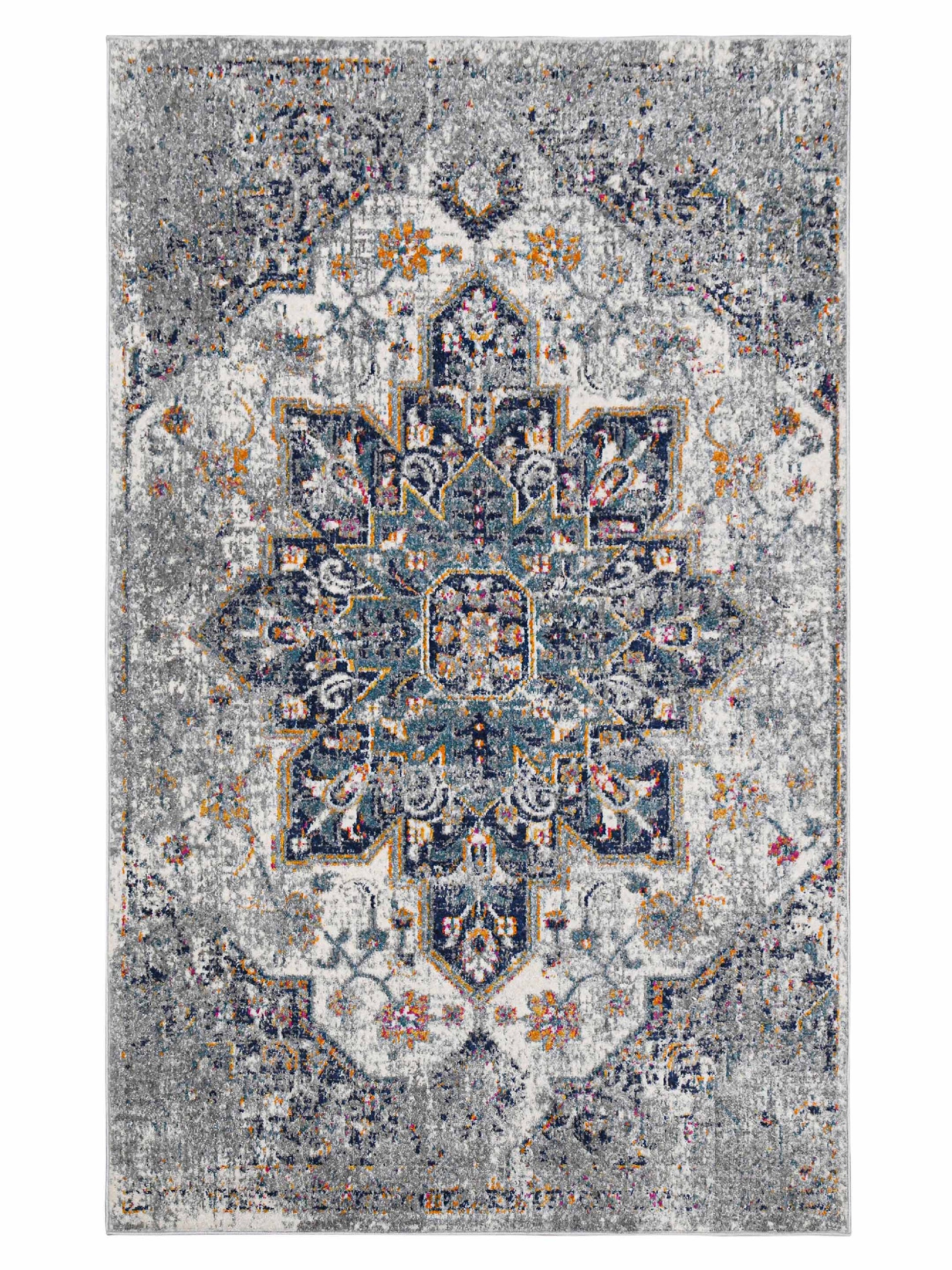 Limited Mortlake MOR - 254 GRAY BLUE Traditional Machinemade Rug - Rugs - Limited - Atlanta Designer Rugs