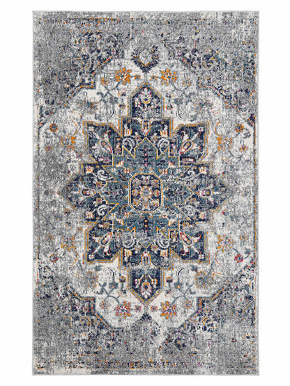 Limited Mortlake MOR - 254 GRAY BLUE Traditional Machinemade Rug - Rugs - Limited - Atlanta Designer Rugs