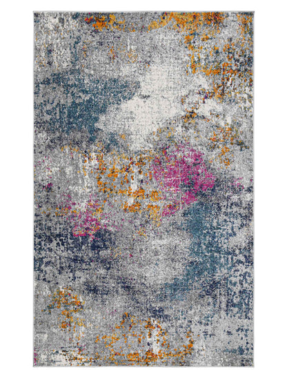 Limited Mortlake MOR - 253 BLUE PINK Transitional Machinemade Rug - Rugs - Limited - Atlanta Designer Rugs