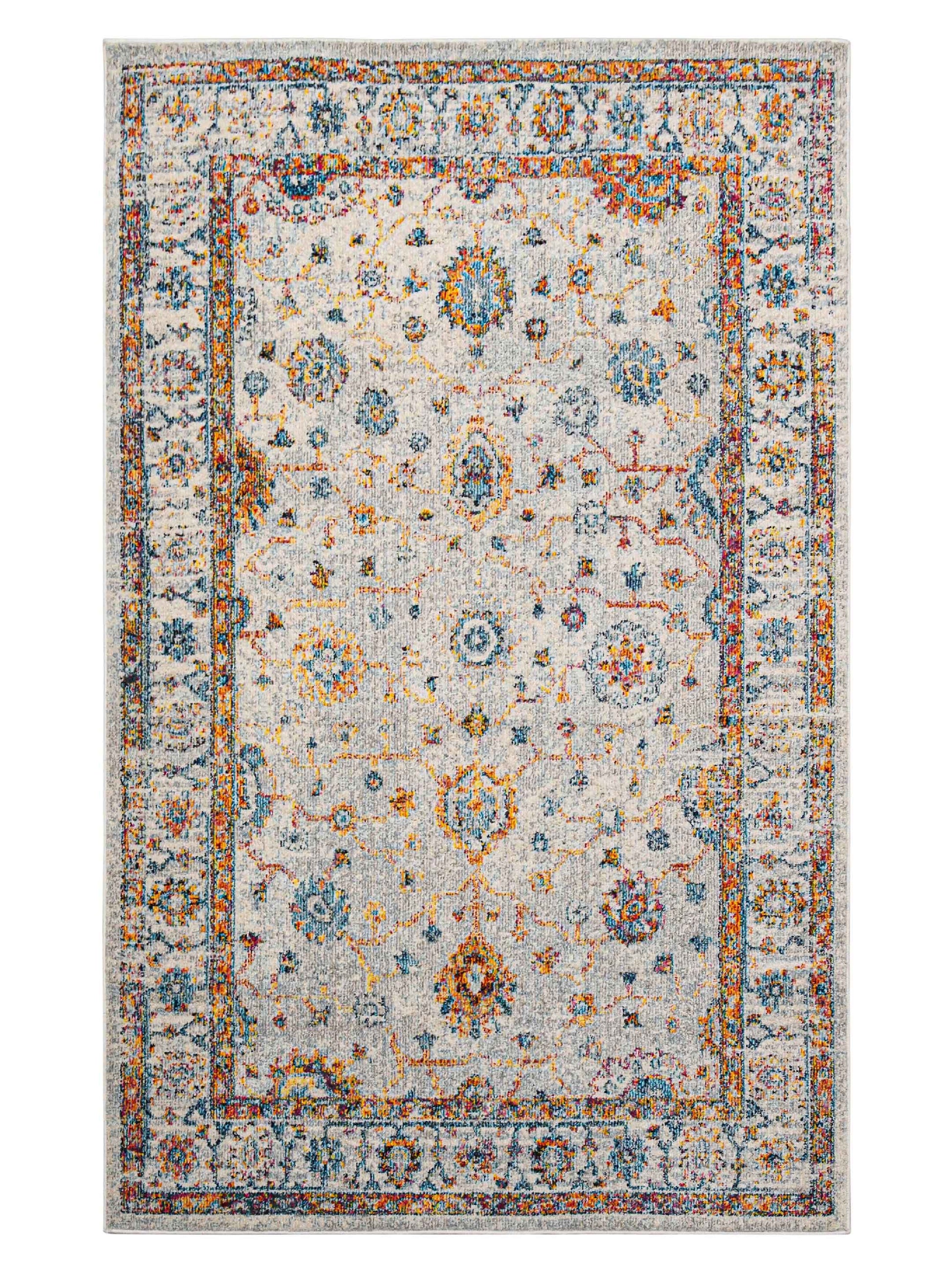 Limited Mortlake MOR - 260 IVORY ORANGE Traditional Machinemade Rug - Rugs - Limited - Atlanta Designer Rugs
