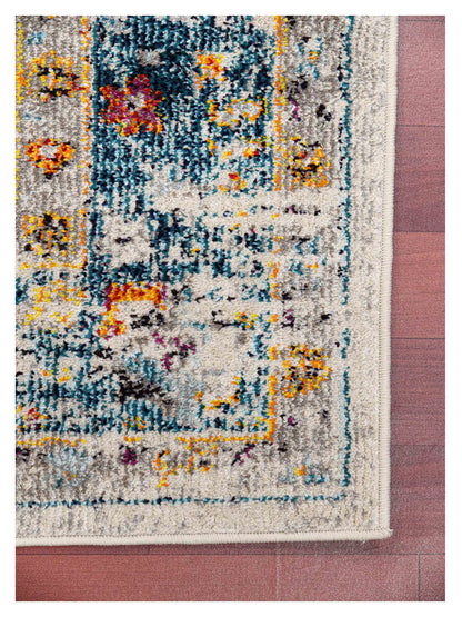Limited Mortlake MOR - 259 BLUE ORANGE Traditional Machinemade Rug - Rugs - Limited - Atlanta Designer Rugs