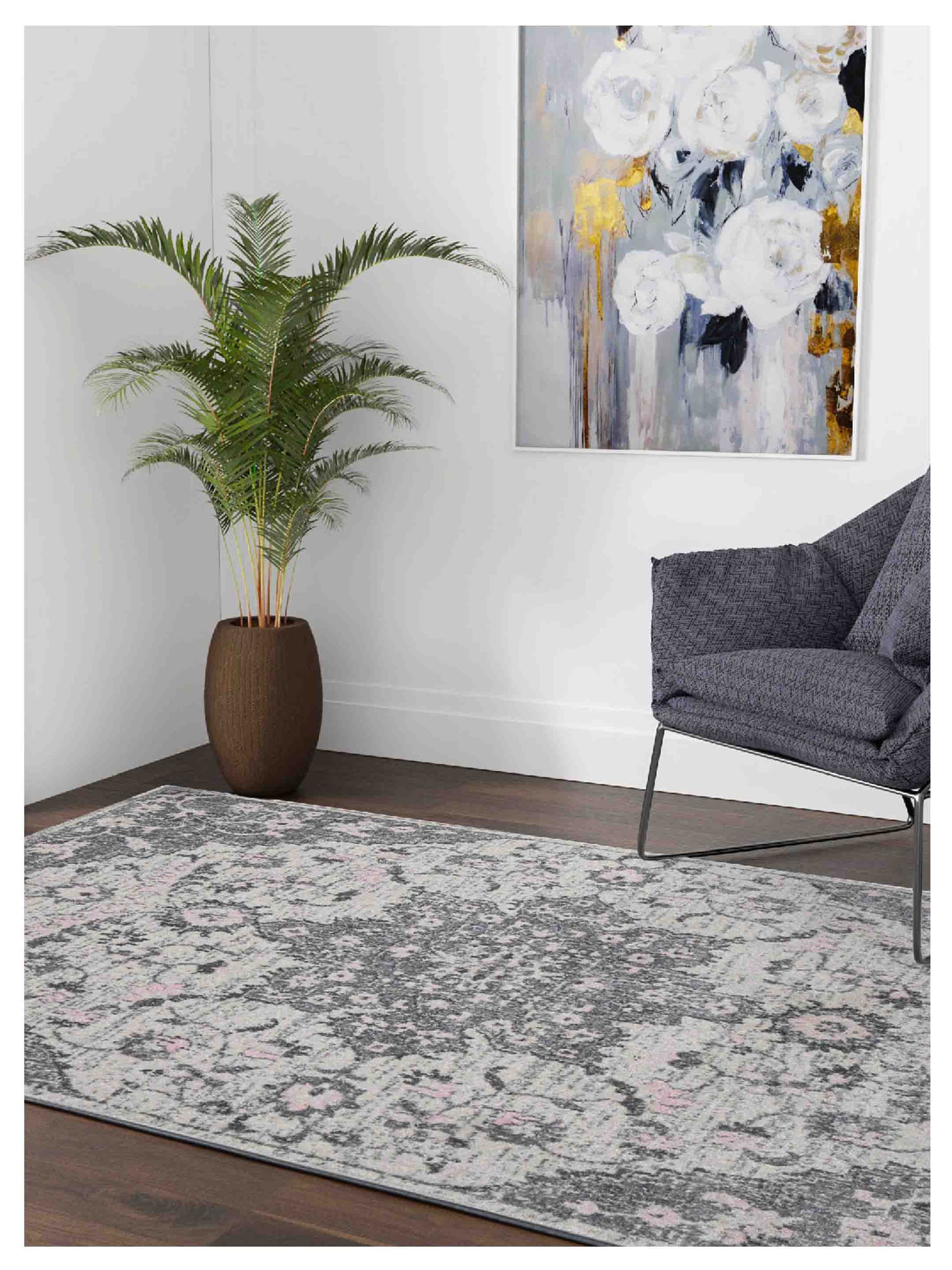 Limited Mortlake MOR - 257 GRAY Traditional Machinemade Rug - Rugs - Limited - Atlanta Designer Rugs