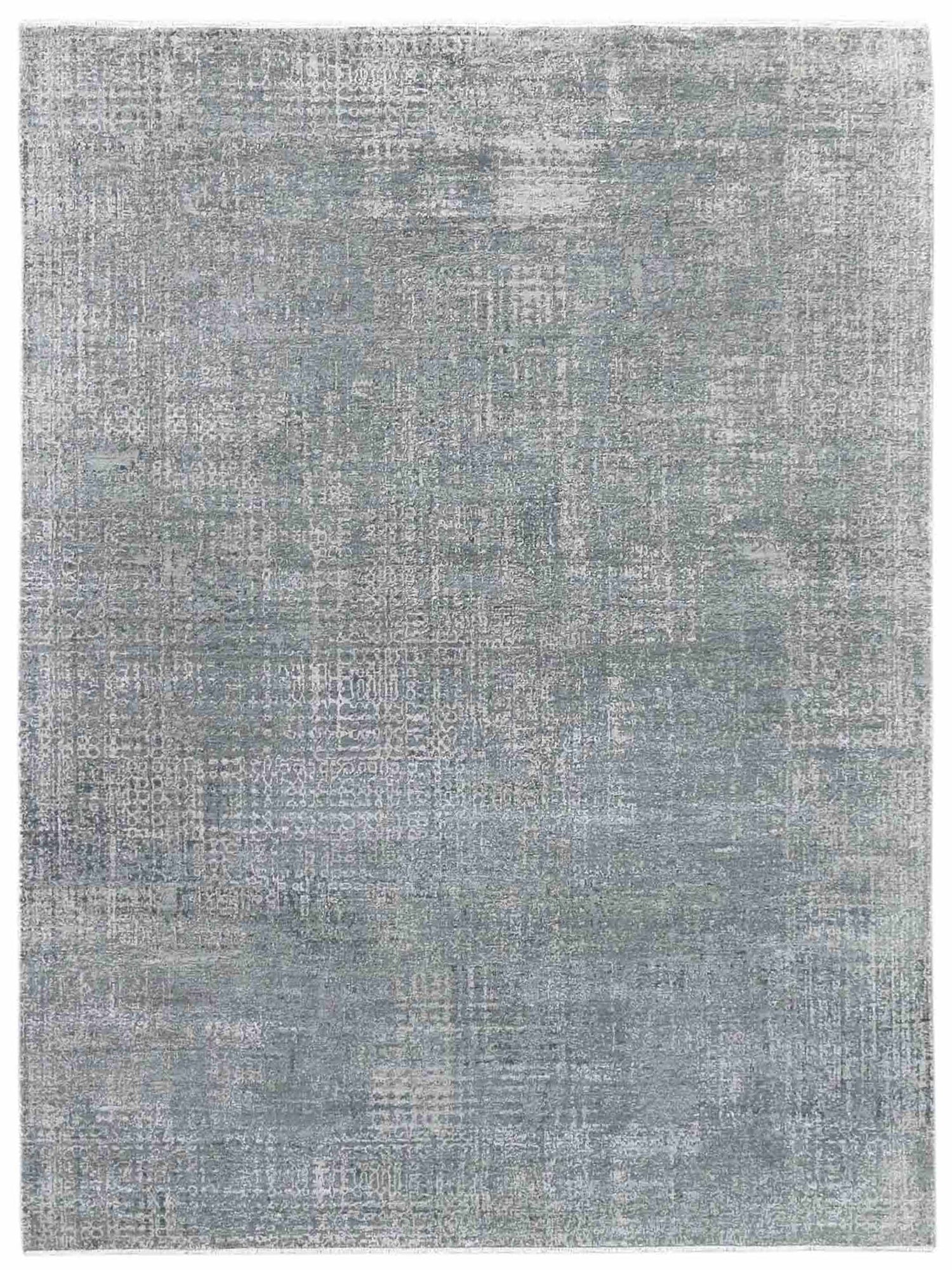 Limited Mintaro MIN-101 Greige Transitional Knotted Rug
