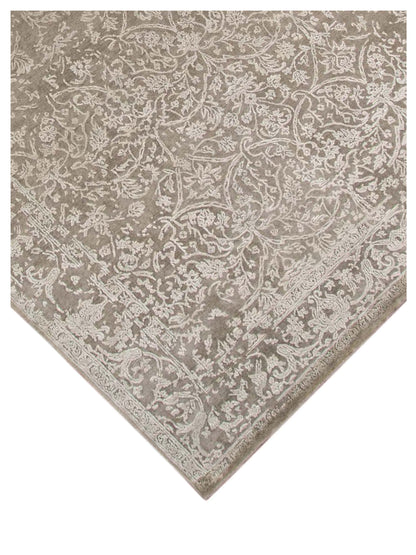 Limited Mossman MOM-909 Silver Sand Traditional Knotted Rug
