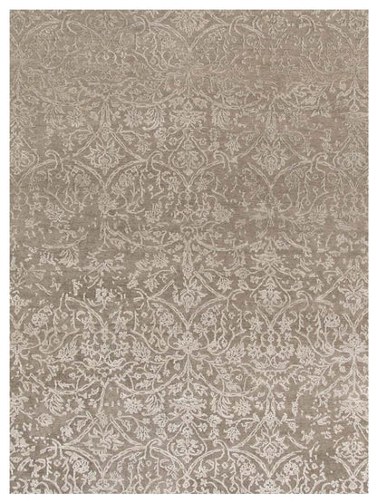 Limited Mossman MOM-909 Silver Sand Traditional Knotted Rug